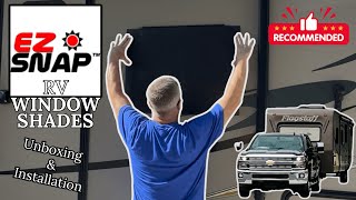 Keep Your RV Cool & Private with EZ Snap Window Shades | Full Unboxing + Install Guide