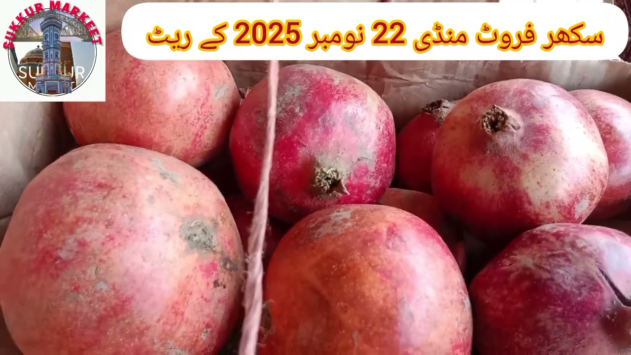 SUKKUR fruit mandi rates subscribe like share 22 November 2025 