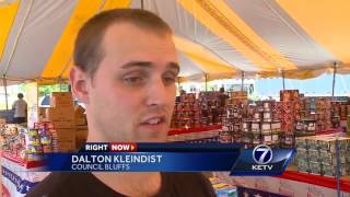 Now legal, fireworks fly off the shelves at Iowa tents