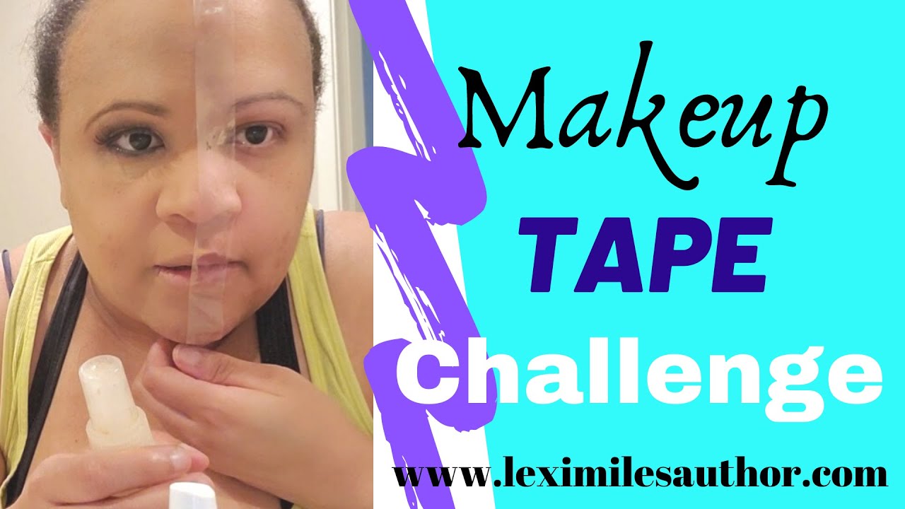 Tape Challenge Half Face of Makeup YouTube
