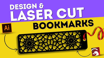 Design & Laser Cut Bookmark using Adobe Illustrator | FREE SVG FILES