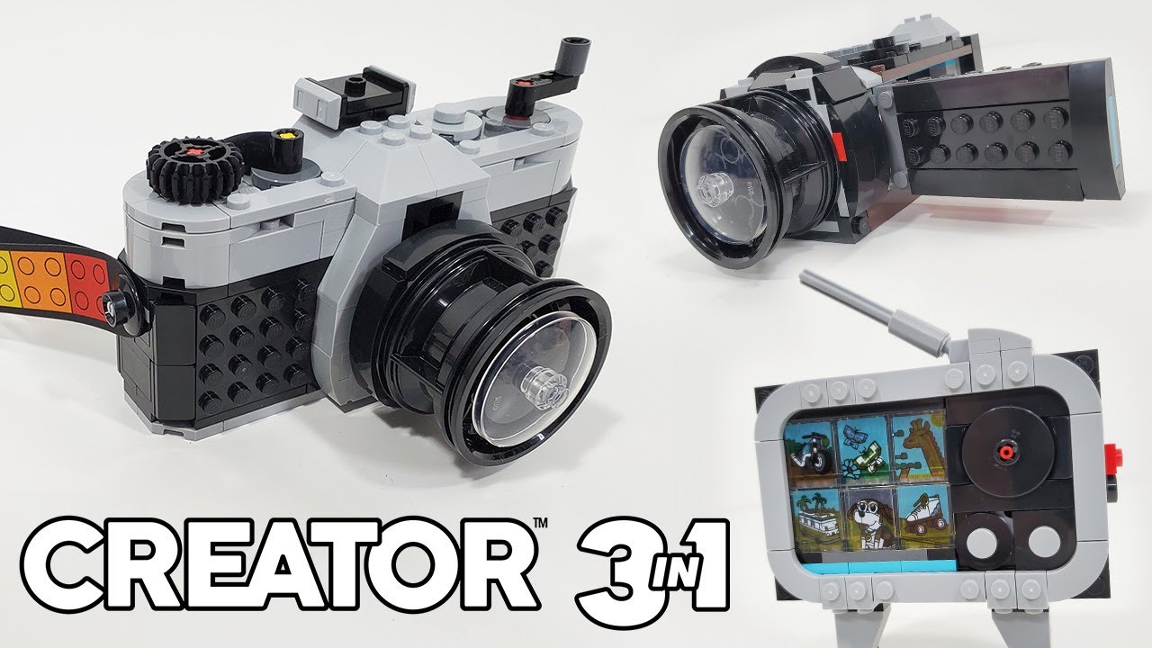 LEGO Creator Review: 31147 Retro Camera (3-in-1) (2024 Set) With