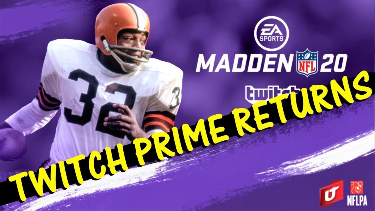 MADDEN 20: TWITCH PRIME LEGENDS RETURN! GET FREE CARDS, FREE LEGENDS WITH PRIME!