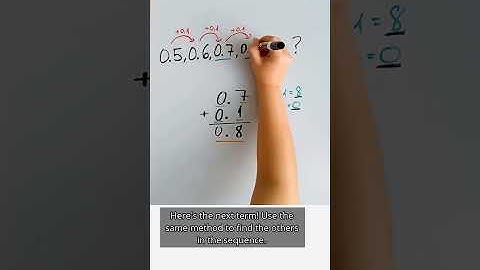 Complete the Decimal Sequence: 0.5, 0.6, 0.7... #Math #DecimalFractions-Basic