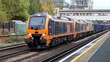 GBRf 99002 & 99001 at Kensington Olympia & Bonus 47727 Thrash - 23/10/25
