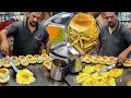Original bun kabab making  big shami egg burger cooking skills  street food karachi pakistan