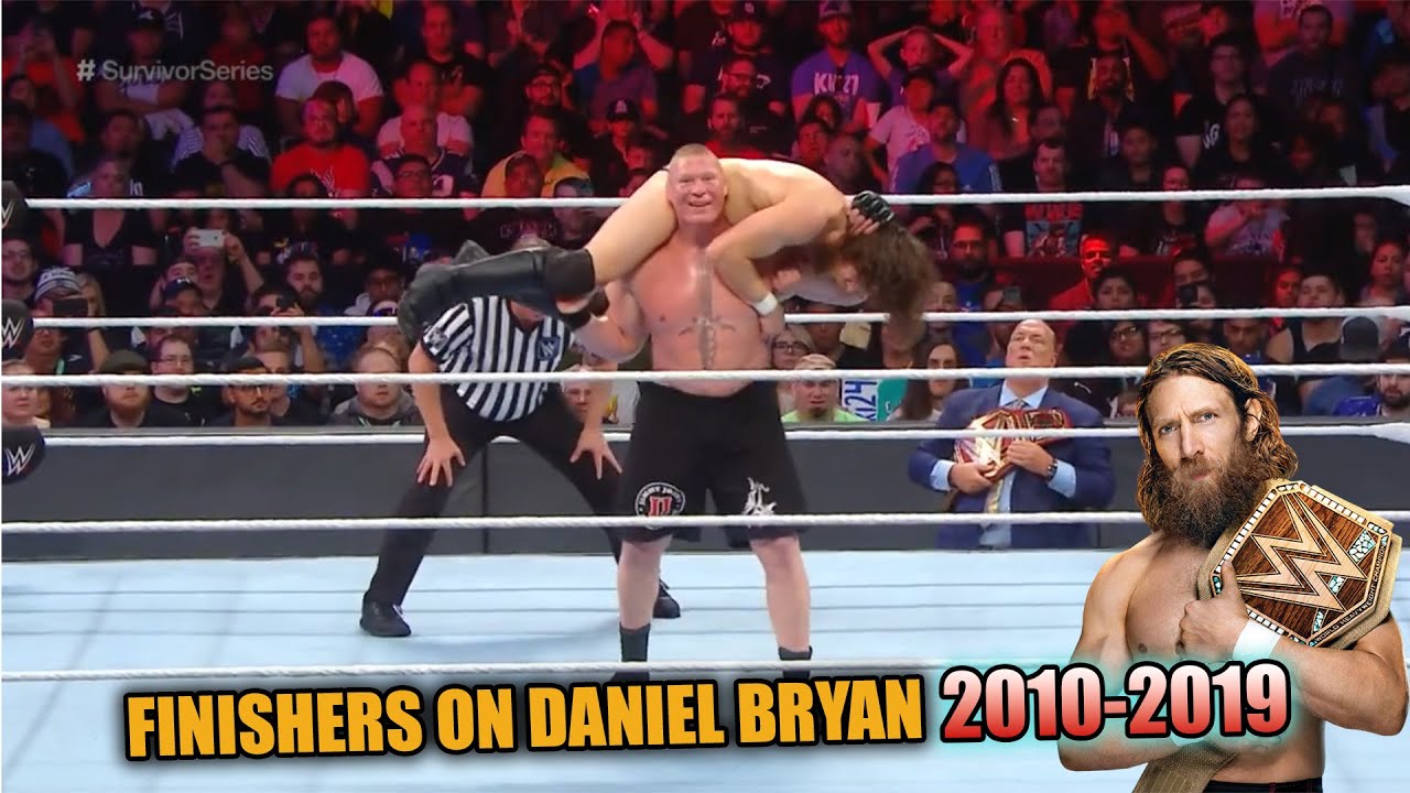 WWE ALL FINISHERS  ON DANIEL BRYAN 2010 TO 2019 HIGHLIGHTS