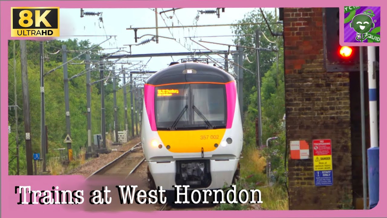 8K Trains at West Horndon (LTS) 19/07/2025