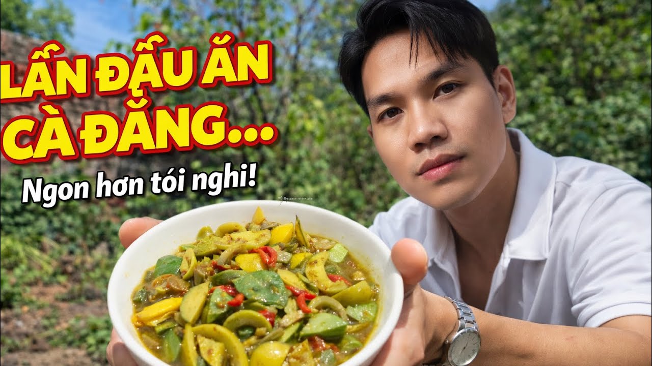 Hái Cà Đắng Tại Vườn | Bữa Cơm Quê Với Thịt Nướng Siêu Ngon | Lý Lăn - Cs Giản Dị 