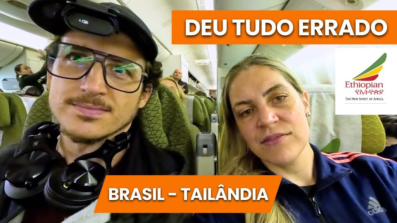 Como é viajar do Brasil para a Tailândia com a Ethiopian Airlines, 40hrs na estrada - Dailyvlog