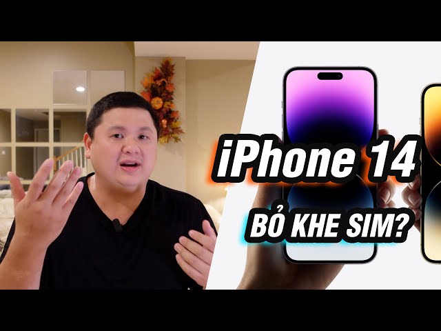 iPhone 14 bỏ khe SIM vật lý có đáng lo không?