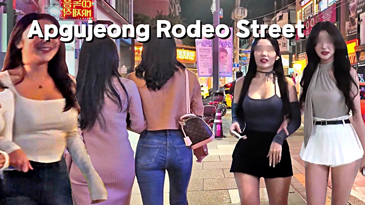 [4K SEOUL KOREA] 🔥🔥상위1% 핫피플거리~ 주말 새벽 압구정클럽 압구정로데오🔥🔥/Apgujeong#SEOUL/KOREA/City Stroll