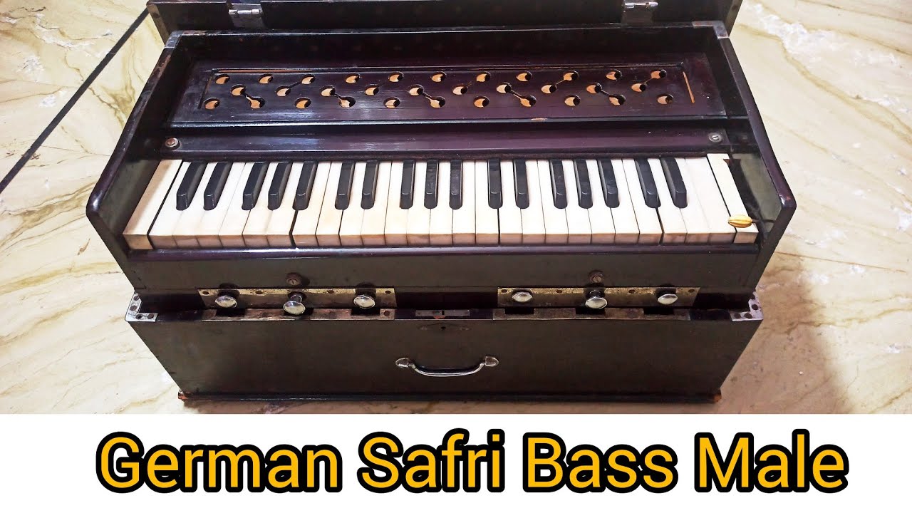 {320}Antique German Reed | Bass Male Harmonium || 42+ 42 Reeds Safri ...