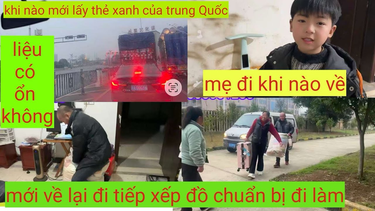 Mới về được mấy hôm Xuân lại đi tiếp.￼ nhìn con quyến luyến mà không nỡ đi 