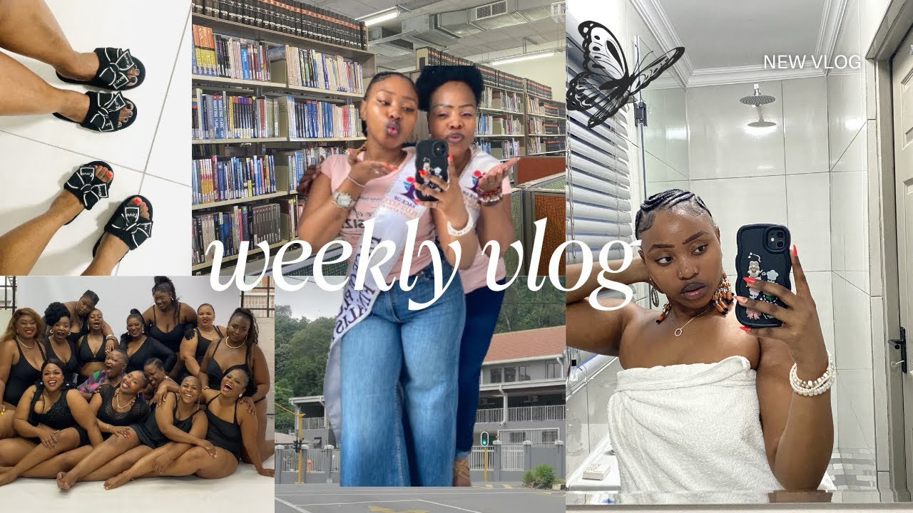 WEEKLY VLOG💋| Campus, Face of Plus Size SA + Camp + Photoshoot