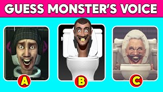 Guess MONSTER'S VOICE | Skibidi Toilet | Guess Meme SONG screenshot 2
