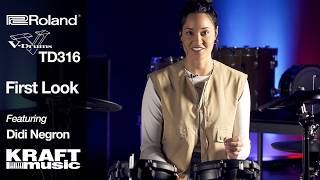 Roland TD316 V Drums and V31 Module - First Look with Didi Negron