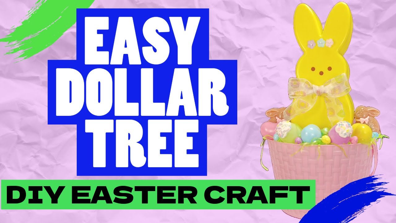 Easy Dollar Tree DIY Easter Craft - YouTube