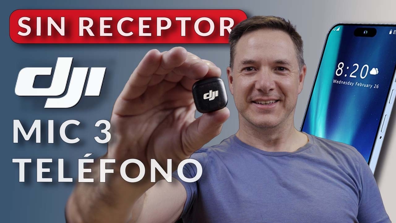 🔴DJI Mic 3 con tu móvil SIN receptor | Cómo vincularlo y para qué sirve el receptor móvil