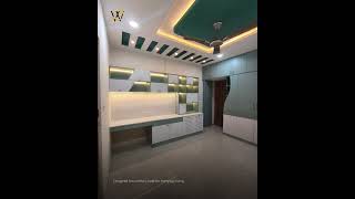 Modern Hall Interior Design | TV Unit & Storage Setup | Chennai