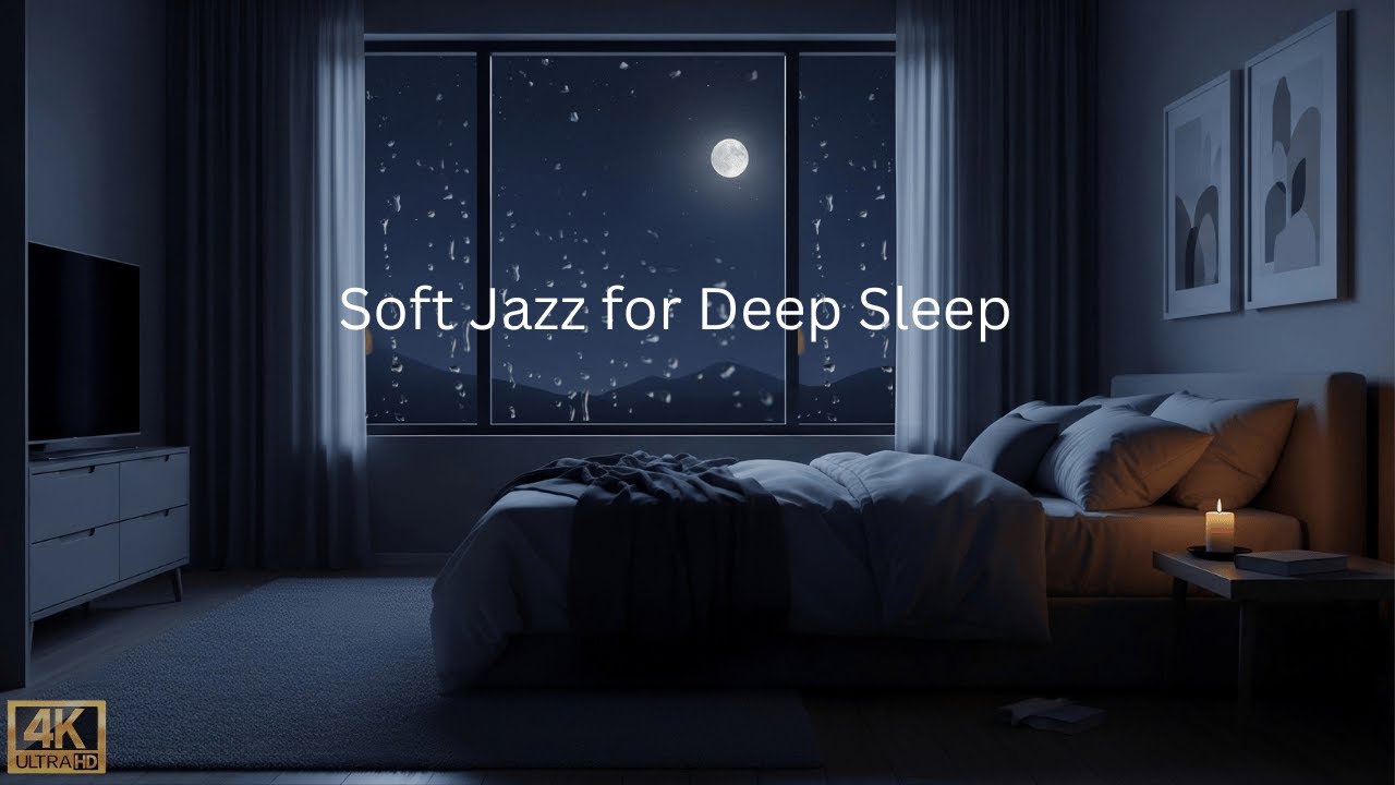 Soft Night Jazz for Deep Sleep – Peaceful Bedroom Ambience