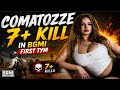 🥵COMATOZZE 🔥 7+ KILLS IN BGMI FIRST TIME 😱 NOOB TO PRO GAMEPLAY