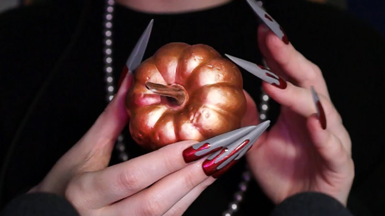 ASMR Long Nails Tapping & Scratching on Textured Triggers | No Talking