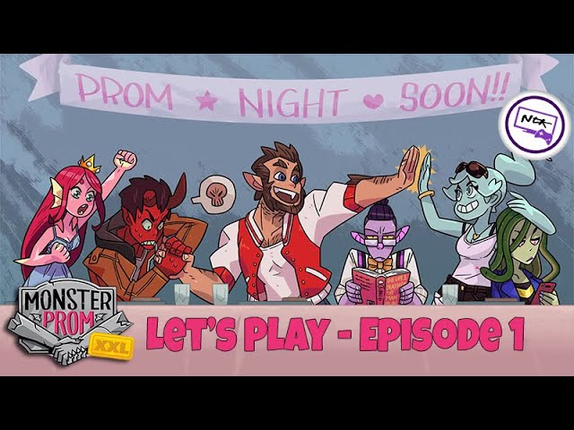 Monster Prom XXL 2 Player Playthrough Part 1: Bullsh*t Personality Quiz