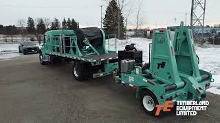 Timberland’s CT6-50 Reel Trailer & Mounted DPT40B Puller/Tensioner are Ready for Action!