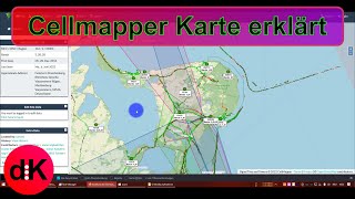 Cellmapper Karte erklärt Handymasten Karte 4G / 5G Frequenzen Handymast finden