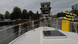 Mit dem Motorboot von Oderberg durch das Schiffshebewerk nach Marienwerder (RoT 03 10)