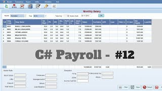 Celebrity C# - Mini Payroll Application - #12 - Make Own Payroll Software Profile
