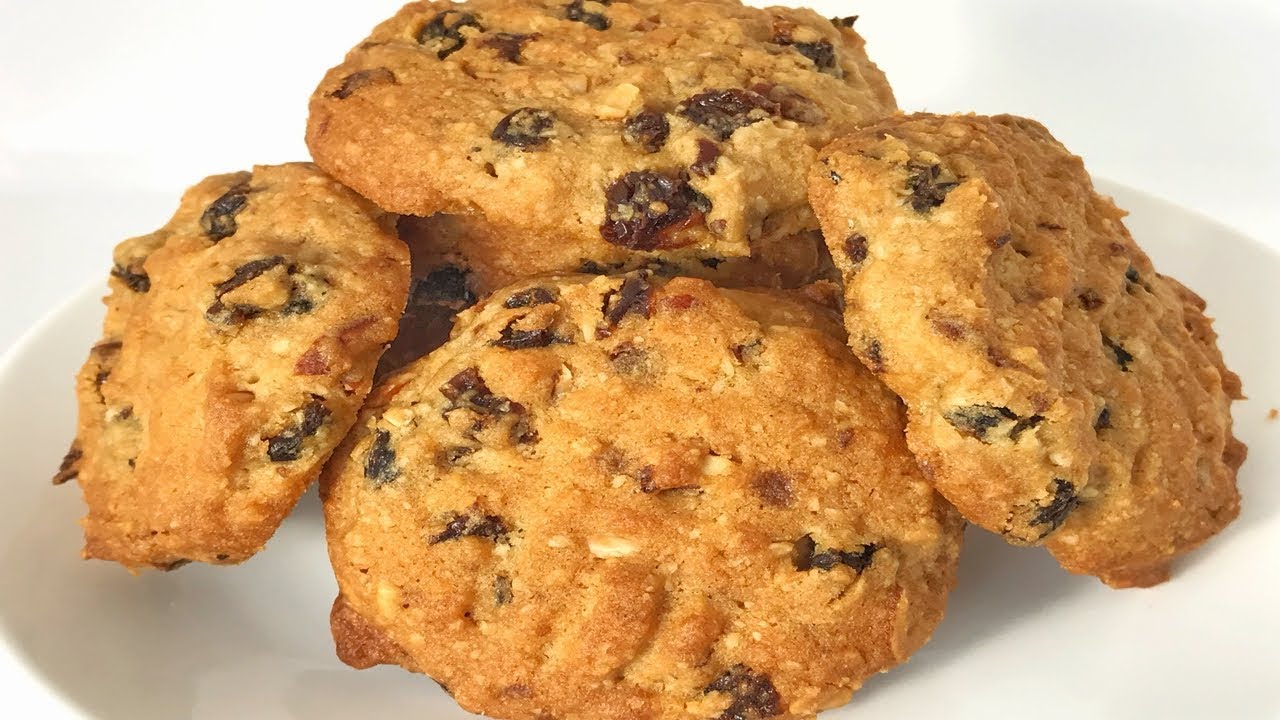 คุกกี้ลูกเกด สูตรพิเศษ อบแล้วลูกเกดไม่ขม แจกสูตรคุ้กกี้ พร้อมสอนทำคุ้กกี้ ทุกขั้นตอน