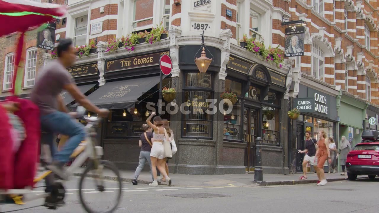 The George Pub, D'Arblay Street, Soho, London, UK