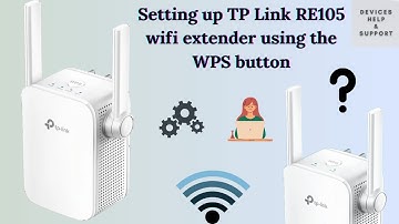 Setting up TP Link RE105 wifi extender using the WPS button | Setup your extender within 2 minutes