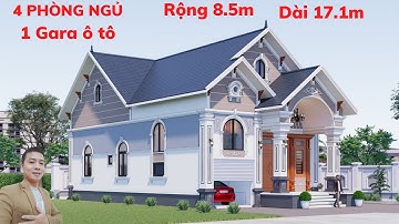 Nhà Cấp 4 Mái Thái Tân Cổ Rất Đẹp Gác lửng Có 4 Phòng Ngủ Tại Thái Bình | Nhà Đẹp Bách Hợp
