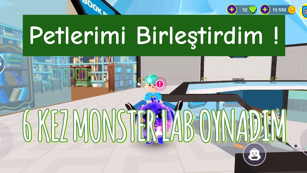 6 KEZ MONSTER LAB OYNADIM ! | PETLERIMI BIRLEŞTIRDIM ! |