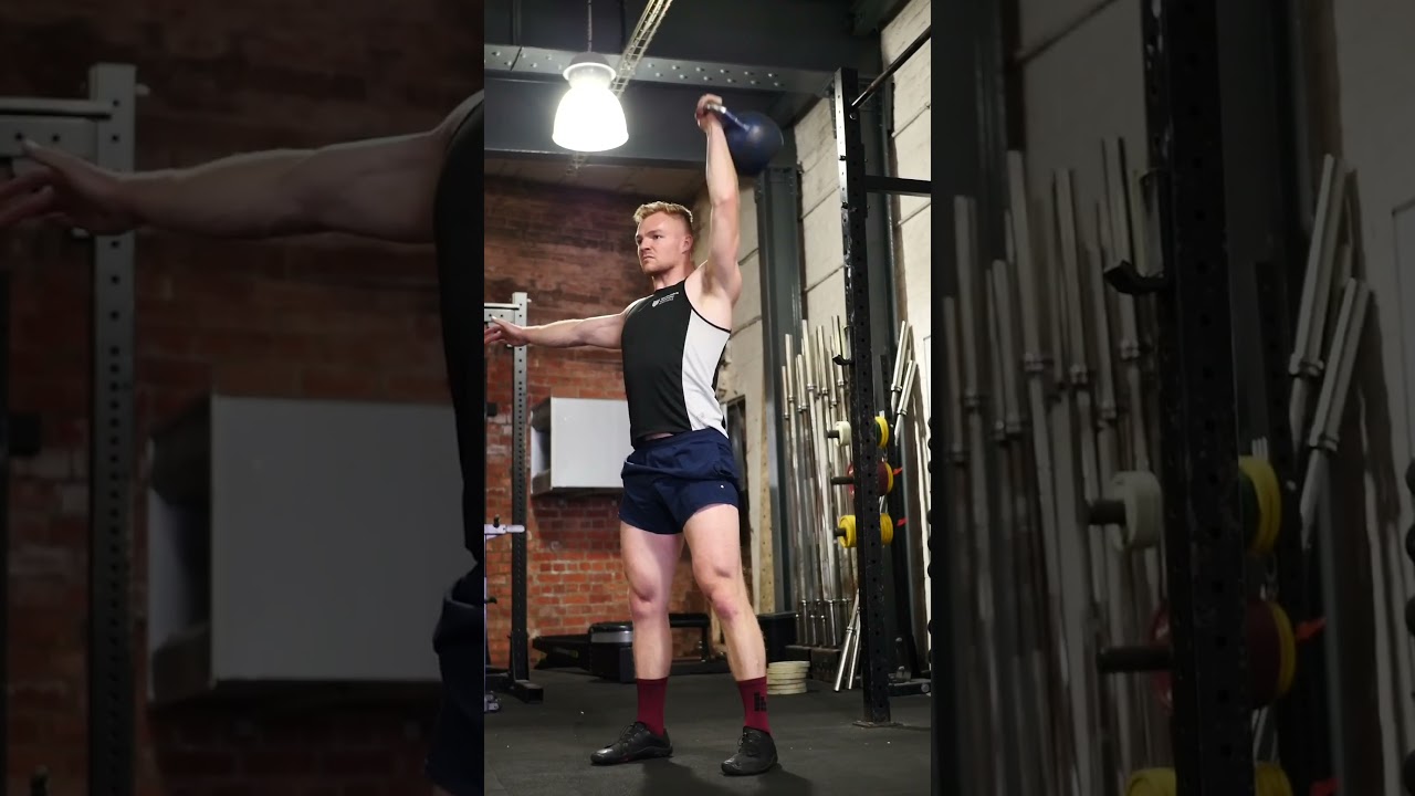 Single Arm Kettlebell Overhead Press Demonstrations