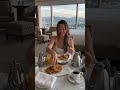 Good morning-room service at Wynn Vegas #morning #breakfast #food #asmr #mukbang #juice #tea #yum