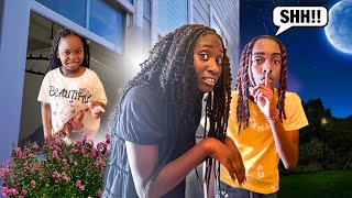 BOY CONVINCE GIRLS TO SNEAK OUT AND THEY INSTANTLY REGRET IT😡😱