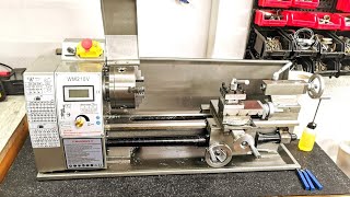 Unboxing And Testing Cheap Small Lathe WM210V-S