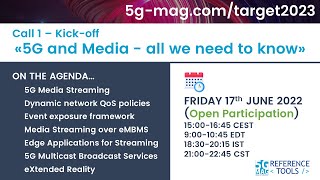 5G-MAG Reference Tools - Target 2023 - 5G & Media, all we need to know