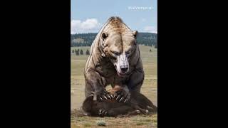 North American Mega Fauna SHORT FACE BEAR #bears