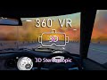 Bridge over Water with City Skyline - 360 VR [3D stereoscopic]