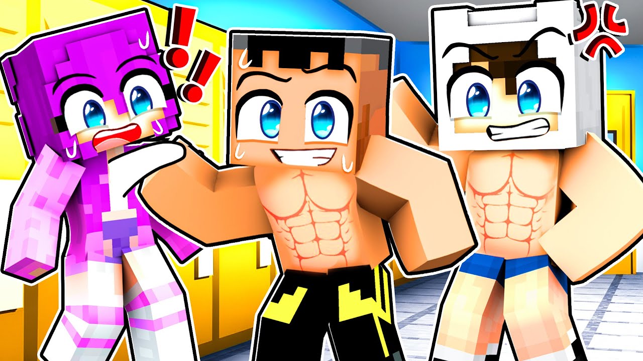 Kız Hayranım ZORBALIĞA UĞRADI, Ben de SÜPER KASLI Olup KURTARDIM 😱 Minecraft