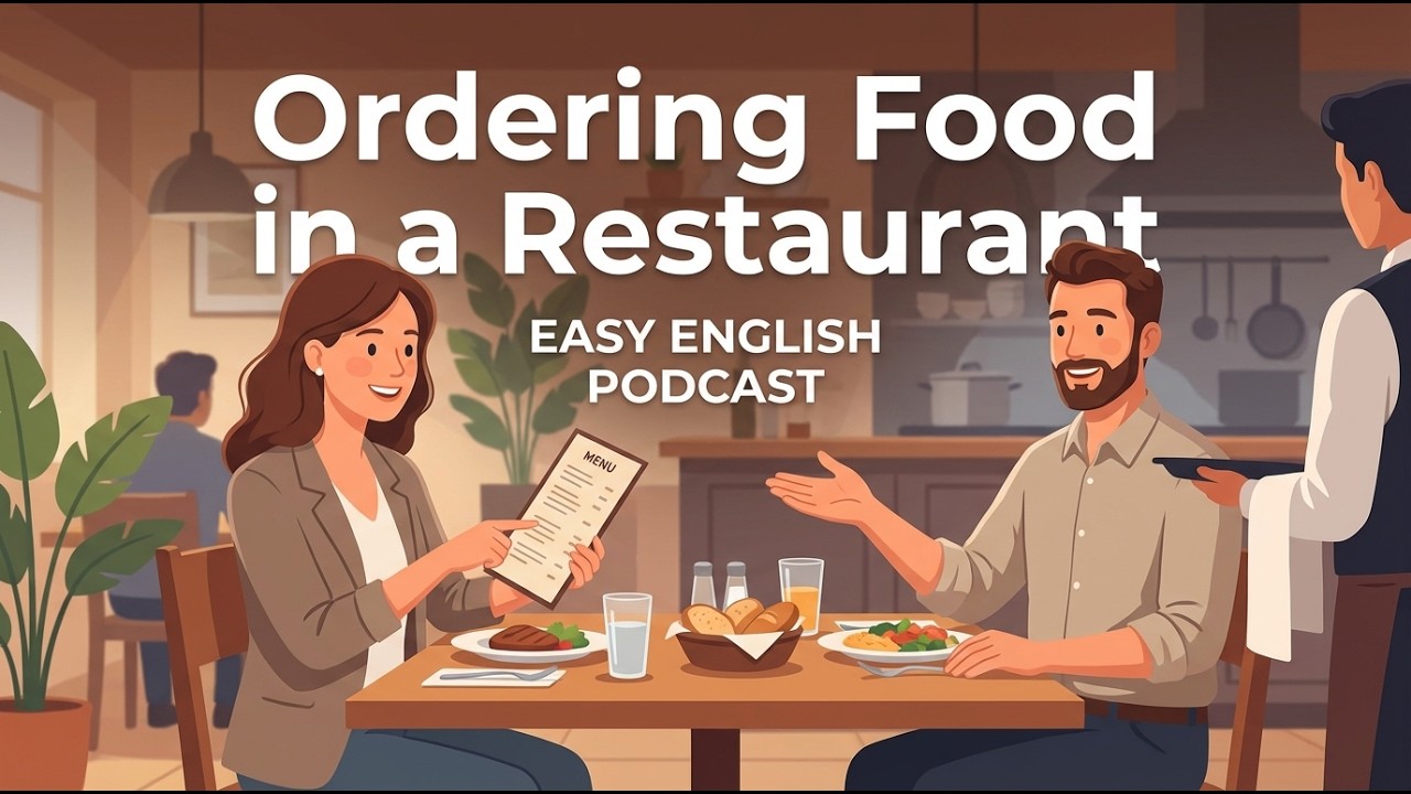 Ordering Food in a Restaurant | Easy English Podcasts