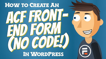 How to Create an ACF Front-End Form (No Code!) in WordPress