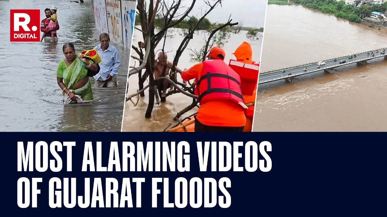 Gujarat Floods: IMD Issues Red Alert As Torrential Rain Inundates ...
