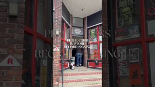Peter Criss in Store Record Signing