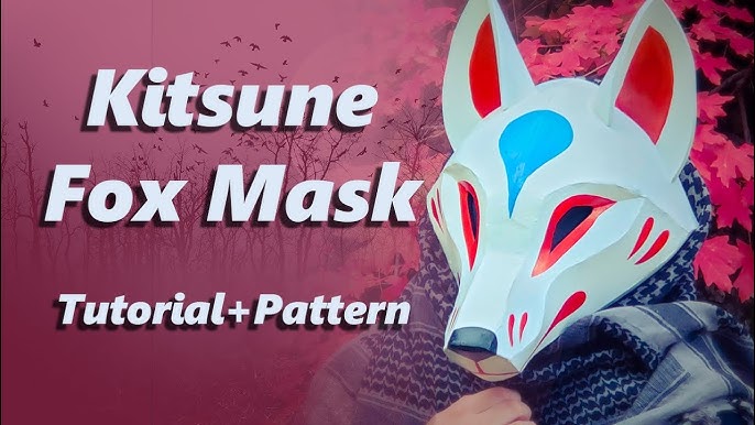 Wolf Therian Mask Tutorial with Pattern - Cosplay and Halloween